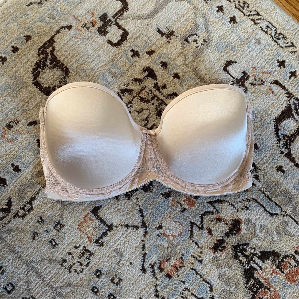 Le Mystere Nude Strapless Bra 32G
